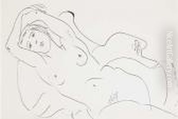 Femme Nue Allongee - view 1
