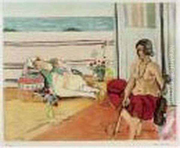 Odalisque Sur La Terrasse (ginestet &amp; Pouillon E. 633) - view 1