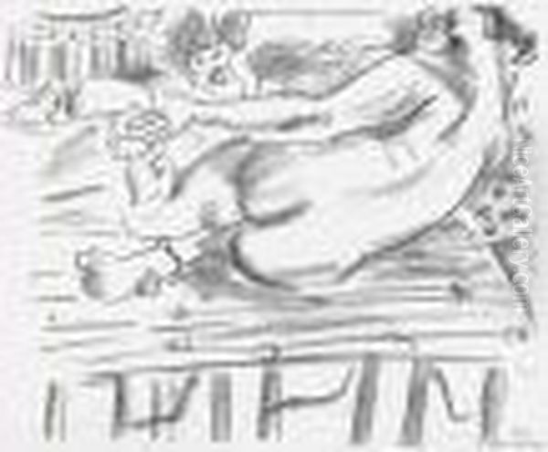 Nu Couche De Dos. 1929. - view 1