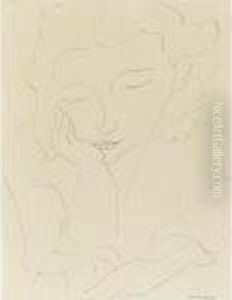 Jeune Femme Accoudee by Henri Matisse