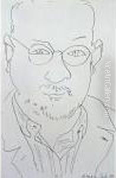 Autoportrait De Face, Chemise Ouverte - view 1
