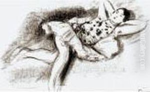 Danseuse Etendue Au Divan (d. 484) by Henri Matisse
