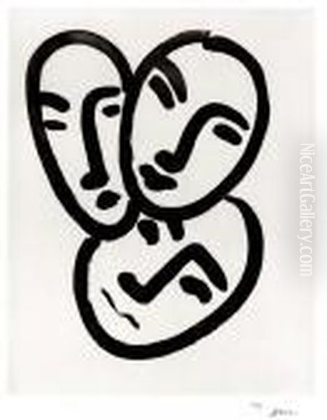 Trois Tetes. A L'amitie - view 1