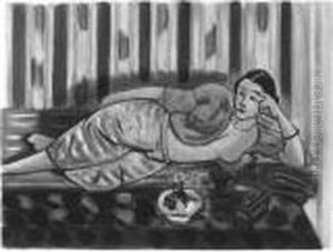 Odalisque Au Coffret Rouge (d. Pg. 356) by Henri Matisse