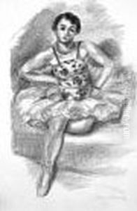 Danseuse Assise (en Hauteur) (d. 480) by Henri Matisse