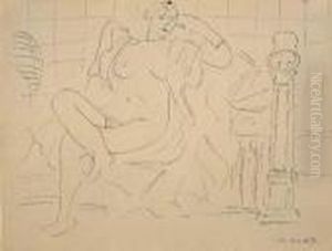 Nue Assise Sur Le Divan by Henri Matisse