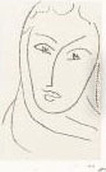 Jeune Femme Au Foulard - view 1