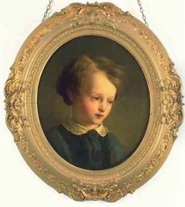 Painting of a boy Dickens ideal Little Paul