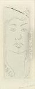 Loulou, Visage De Face by Henri Matisse
