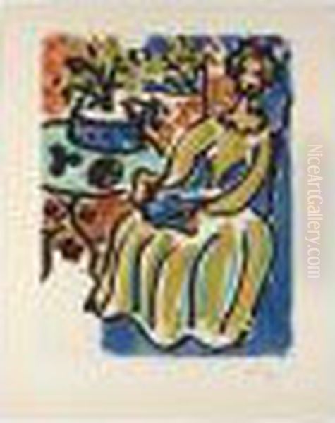 Marie-jose En Robe Jaune (duthuit 817; Fribourg 319) - view 1