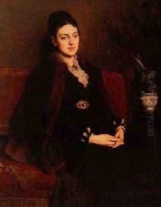 Portrait of Lady Orchardson 1854-1917 1875 by Sir William Quiller-Orchardson