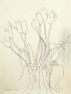 Vase De Fleurs by Henri Matisse