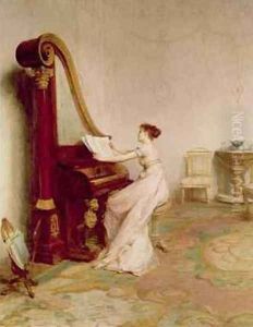 Music when soft voices die vibrates in the memory by Sir William Quiller-Orchardson