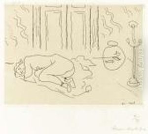 Figure Endormie Dans Un Interieur by Henri Matisse