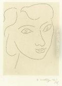 Visage De Trois-quarts by Henri Matisse