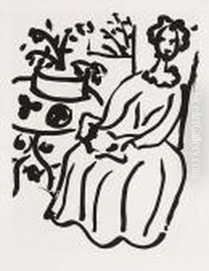 Marie-jose En Robe Juane by Henri Matisse