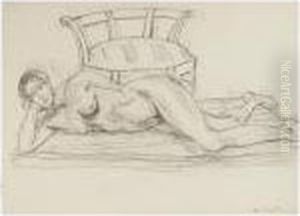 Femme Nue Au Repos Devant Une Chaise by Henri Matisse