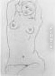 Nu Les Bras Sur La Tete. 1926. by Henri Matisse