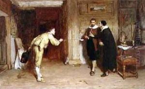 The Challenge A Puritans Struggle between Honour and Conscience 1864 by Sir William Quiller-Orchardson