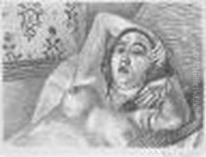 Le Repos Du Modele (d.416) by Henri Matisse