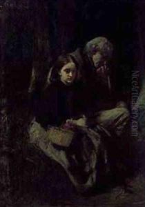 Little Nell and Her Grandfather in the Wood by Sir William Quiller-Orchardson