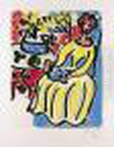Marie-jose En Robe Jaune (d. 817; F. 319) by Henri Matisse