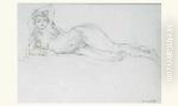 Odalisque Nue Allongee - view 1