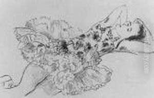 Danseuse Couchee (d. 487) by Henri Matisse