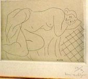 Nu Couche Sur Le Cote, Le Bras Sous La Tete by Henri Matisse