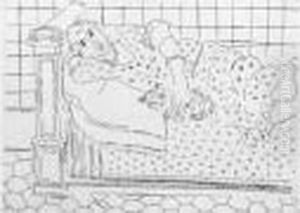 Le Repos Sur Le Lit. 1929. by Henri Matisse