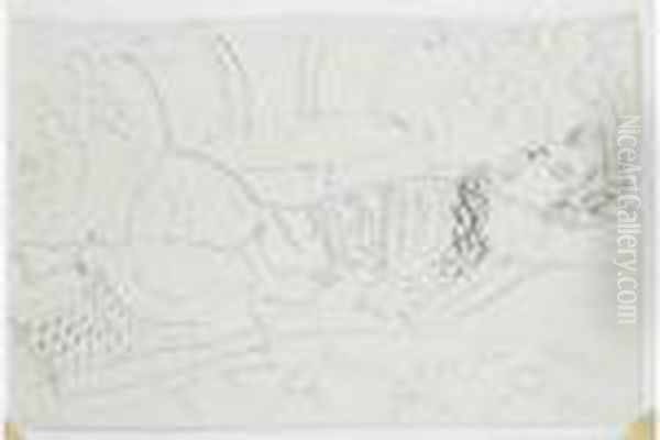 L'odalisque Assoupie Au Fauteuil Turc - view 1