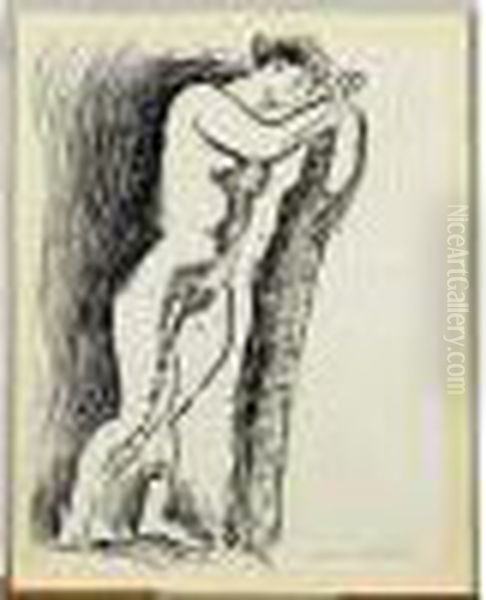 Baigneuse Debout Contre Un Arbre, 1905-1906 - view 1