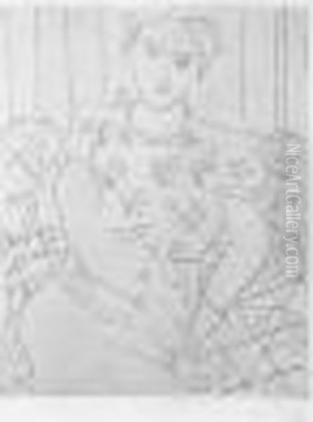 Jeune Femme Au Corsage Fleuri. 1937 - view 1