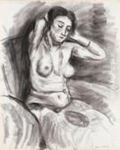 Femme Se Recoiffant