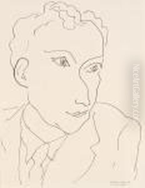 Portrait De Louis Aragon - view 1
