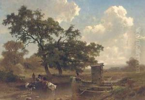 Pastoral idyll by Joseph Quinaux