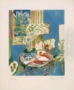 Petit Intrieur Bleu by Henri Matisse