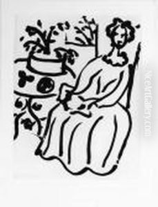 Marie-jos En Robe Jaune by Henri Matisse