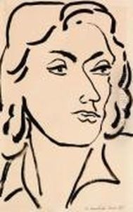 Tte De Jeune Fille by Henri Matisse