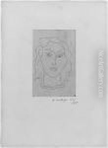 Jeune Femme Au Collier Serpentin by Henri Matisse