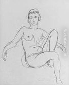 Nu Assis Les Bras Tendus by Henri Matisse