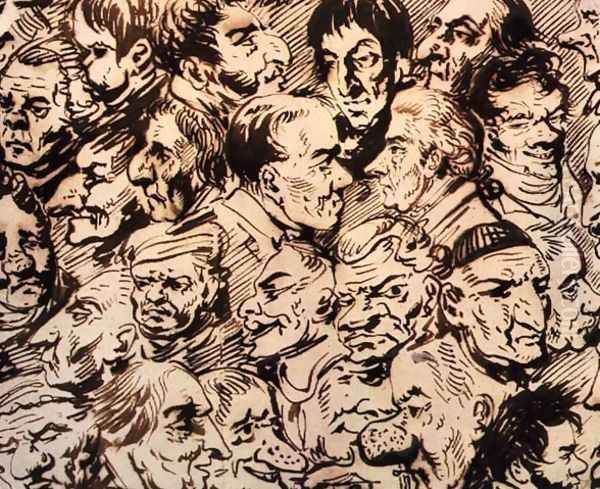 Self portrait with portraits of Giacomo Quarenghi 1744-1817 and Thomas de Thomon c.1754-1813 - view 1