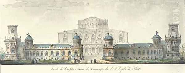 The Petrovsky Palace, outside Moscow - view 1