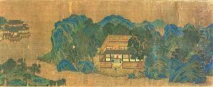 Wang Chuans Residence, after the Painting Style and Poetry of Wang Wei 701-761