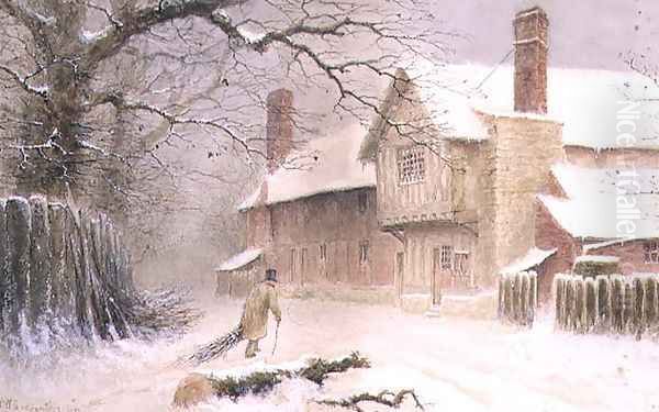Returning Home in the Snow, 1892 - view 1
