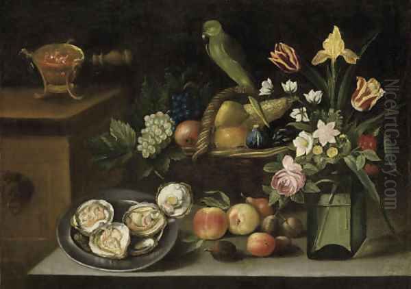 Still life with a parrot - view 1