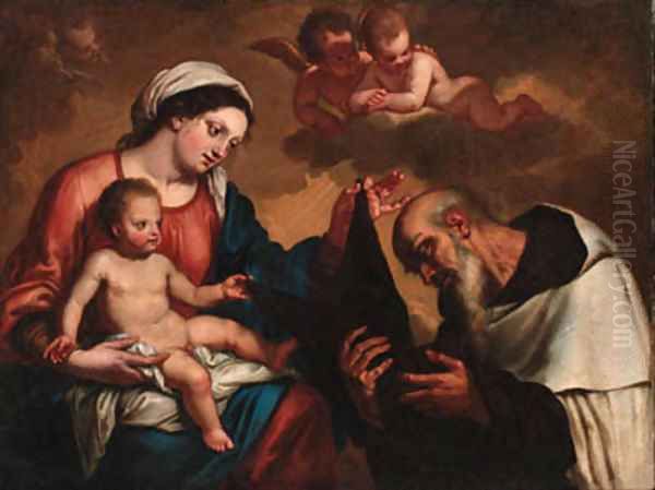 The Madonna and Child with Saint Dominic - view 1