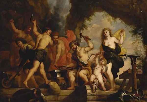 Venus at the Forge of Vulcan - view 1