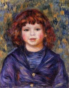 Portrait Of Pierre Renoir In A Sailor Suit by Pierre Auguste Renoir
