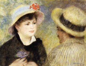 Boating Couple Aka Aline Charigot And Renoir